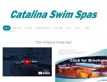 Tablet Screenshot of catalinaswimspas.com